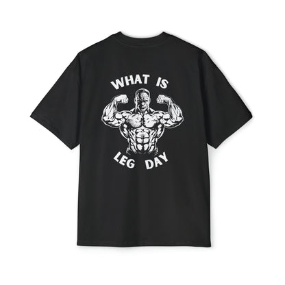 What is Leg Day Oversized Tee
