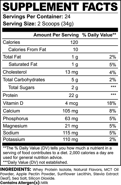 RELOAD Vanilla Whey Protein